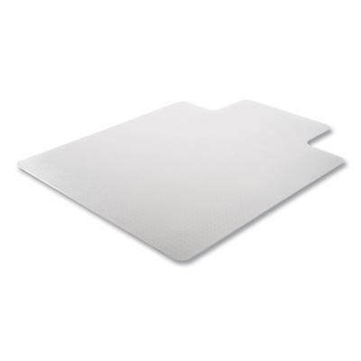 Deflecto CM13233B25 DuraMat Moderate Use Chair Mat for Low Pile Carpeting, Lipped, 45 x 53, Clear, 25/Pallet