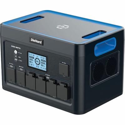 DieHard DH2000401 2400-Watt Lithium-ion Portable Power Station/Solar Generator ESMDH2000401