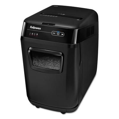 Fellowes 4653501 AutoMax 200C Auto Feed Cross-Cut Shredder, 200 Auto/10 Manual Sheet Capacity FEL4653501
