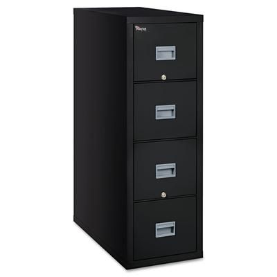 Fireking 4P1831CBL Patriot Insulated Four-Drawer Fire File, 17.75w x 31.63d x 52.75h, Black FIR4P1831CBL