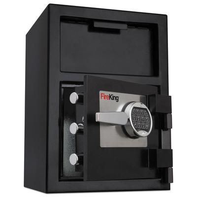 Fireking SB2414-BLEL Depository Security Safe, 2.72 cu ft, 24w x 13.4d x 10.83h, Black FIRSB2414BLEL