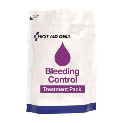 First Aid Only 12-Piece Bleeding Control Treatment Pack, 12 Pieces, Resealable Plastic Bag (FAO91166)