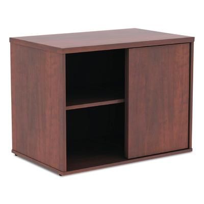 Alera LS593020MC Open Office Low Storage Cabinet Credenza, 29 1/2 x 19 1/8x 22 7/8, Cherry ALELS593020MC