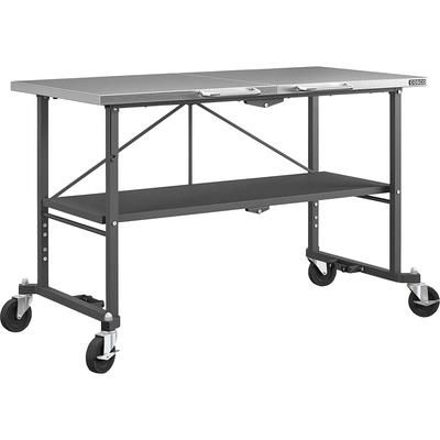 Cosco 66771DKG1E Commercial SmartFold Portable Workbench - Four Leg Base - 4 Legs x 52"x 25.50", 34.70" Height CSC66771DKG1E