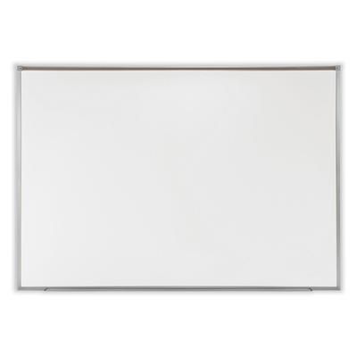 Ghent MFG PRM1-34-4 Proma Magnetic Porcelain Projection Whiteboard w/Satin Aluminum Frame, 48.5 x 36.5, White Surface GHEPRM1344