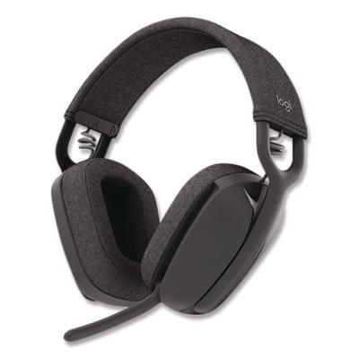 Logitech Zone Vibe 100 Wireless Noise Canceling Over-Ear Headphones, Graphite (LOG981001256)