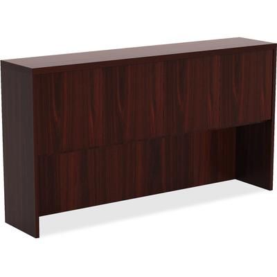 Lorell 34318 Top 1-1/2", Hutch w/Drs, 15" x 72" x 30', Mahogany LLR34318