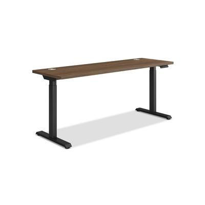 Hon HAT2SPNB2270 Coordinate Height Adjustable Desk Bundle 2-Stage, 70" x 22" x 27.75" to 47", Pinnacle/Black HONHAT2SPNB2270