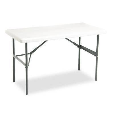 Iceberg 65203 IndestrucTables Too 1200 Series Folding Table, 48w x 24d x 29h, Platinum