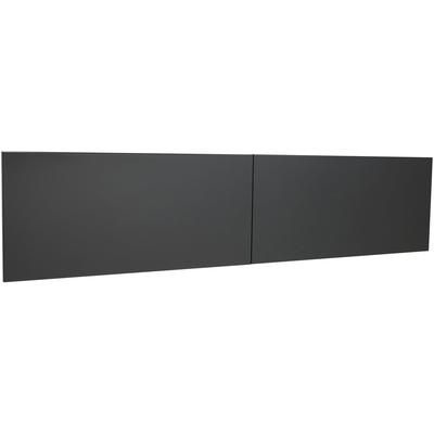 Lorell 79174 Stack-On Hutch Door Kit, f/ 72", Charcoal LLR79174