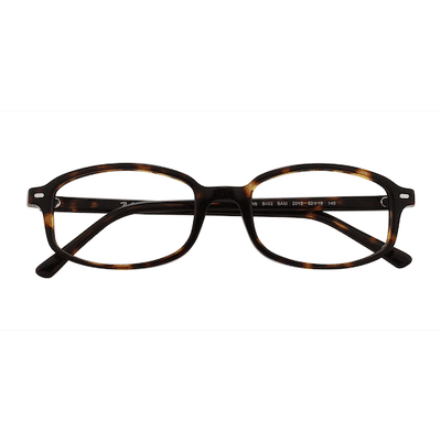 Unisex s oval Tortoise Acetate Prescription eyeglasses - Eyebuydirect s Ray-Ban RB5432 Sam
