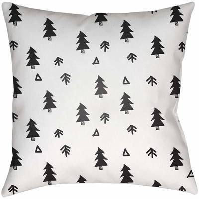 Enniscorthy 16" Square Traditional Pillow plush Silverton/Black White/Medium Gray/Smoke/Gray/Off White/Light Silver/Onyx Outdoor Throw Pillow - Boutique Rugs