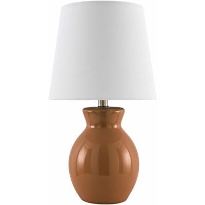 Salgareda 15"H x 8"W x 8"D Cottage Tan/White/Translucent/White/Translucent/Cider Table Lamp - Boutique Rugs