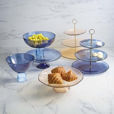Bradbury Serveware Collection - Peach, 3-Tiered Server in Peach - Frontgate