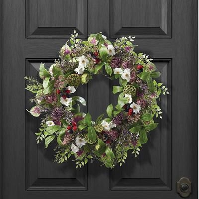 Flourish Wildflower and Berry Wreath - Frontgate
