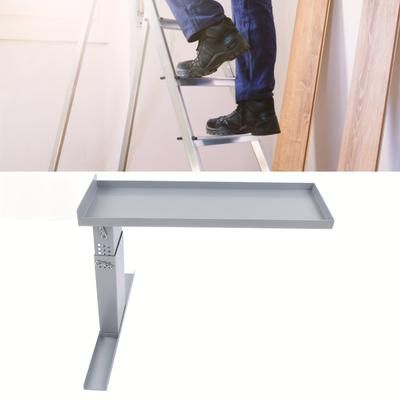 TEMU Foldable | Heavy-duty Ladder Extender Pro, High Strength Alloy Steel Ladder Extension Pro For Stairs Adjustable Height, Applicable Ladder Feet Spacing For Single And Extension Ladders