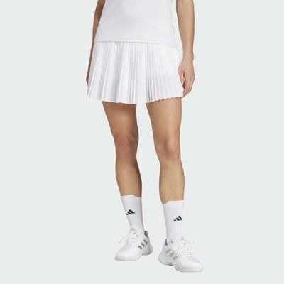 adidas Club Pleated Skirt 2025 Women's Tennis Apparel White