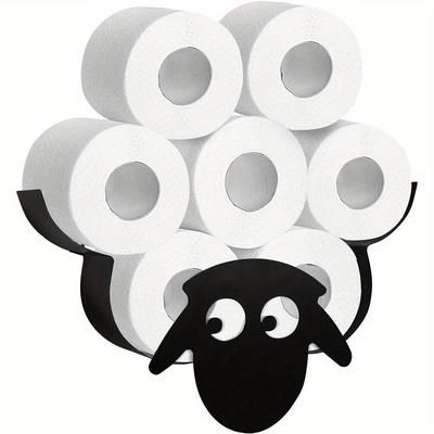 TEMU Toilet Roll Metal Tissue Storage Bathroom