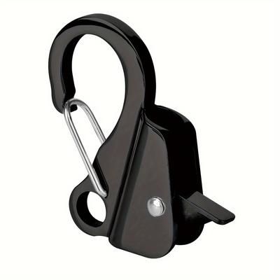 TEMU Stainless Steel Knotless Anchor System Release - 8000 Lb Capacity, Telescoping Boat Hook For Small Boats, Pontoons, And Kayaks, Durable & Rust-resistant, 3.62x3.94 Inches, Boat Anchor System