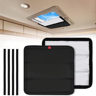 TEMU Foldable Sunshade For Rv Skylight To Reduce Temperature On With Aluminum Foil Reflective Sunshade , Rv Parts