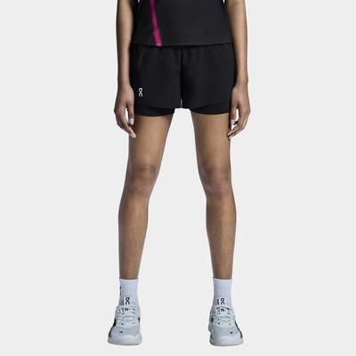 On Court Shorts 2025 Women's Tennis Apparel Black