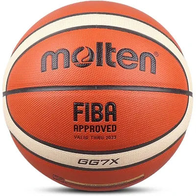 Molten GG7X GG6X GG5X Basketball PU Leather for Adult Teenager Children Outdoor Indoor Match Training FIBA Approved