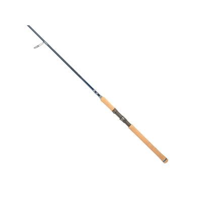 Quantum Myth Spinning Rod 7ft 6in 1-PC Medium-Light Fast Rod HXS30 Graphite Blank Seaguide Line Guides Fuji DPS Reel Seat Cork Handle Gray/Blue