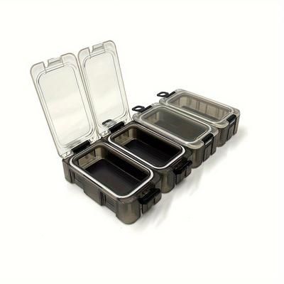 TEMU 4pcs/set Box Fishing Gear Accessories Storage Box Assembled And Used