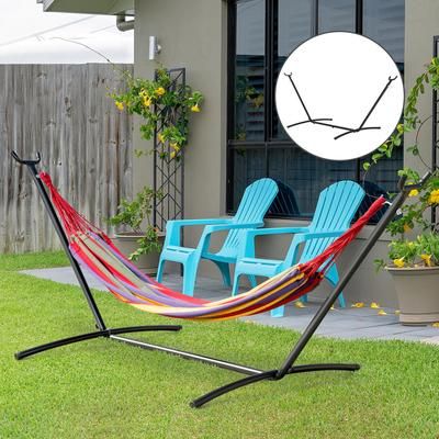 TEMU 2.86m Universal Stand Metal Frame Garden Camping Picnic Outdoor Patio – Stand Only