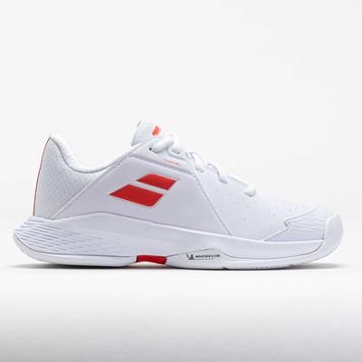 Babolat Propulse 3 Junior White/Coral Junior Tennis Shoes