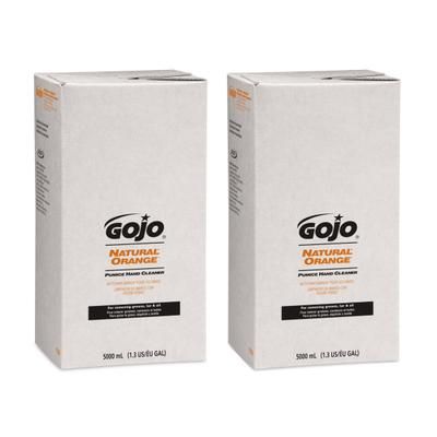 Gojo Natural Orange Pumice Lotion Hand Soap Cleaner, Citrus Scent, 169.07 Oz Bottle