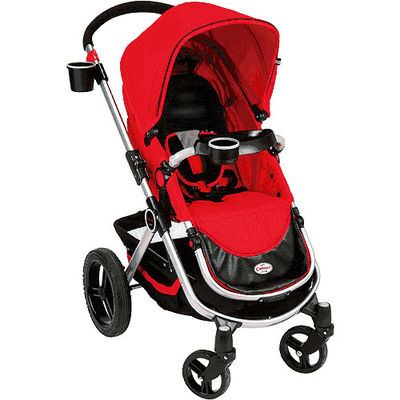 Contours Options 4-Wheel Stroller Red
