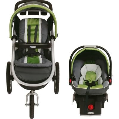 Graco FastAction Fold Jogger Click Connect Travel System - Piazza