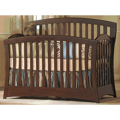 Pali Trieste 3 Piece Nursery Set in Vintage Cherry - Forever Crib, Double Dresser & 5 Drawer Dresser