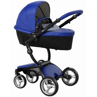 Mima Xari Complete Stroller, Black - Royal Blue / Retro Blue