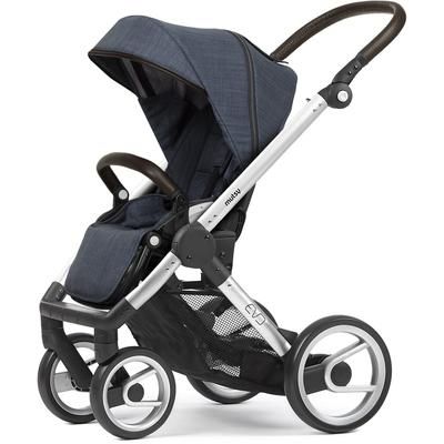 Mutsy Evo Stroller, Farmer Collection - Silver/Shadow