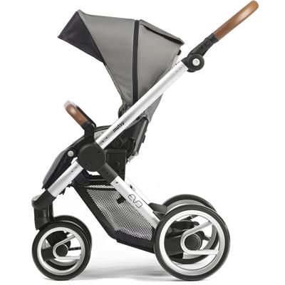 Mutsy Evo Stroller, Urban Collection - Silver/Light Grey
