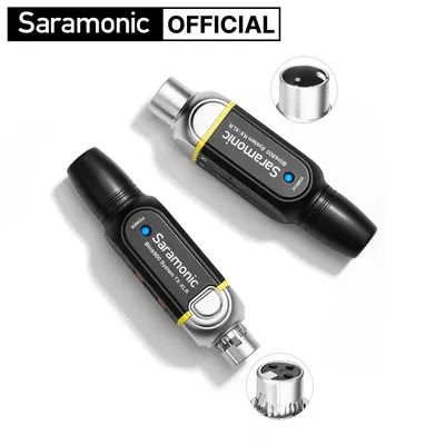 Saramonic Blink800 B2 60m 5.8GHz XLR GFSK Wireless Microphone for Instruments Dynamic&Self-powered Microphone Streaming Youtube