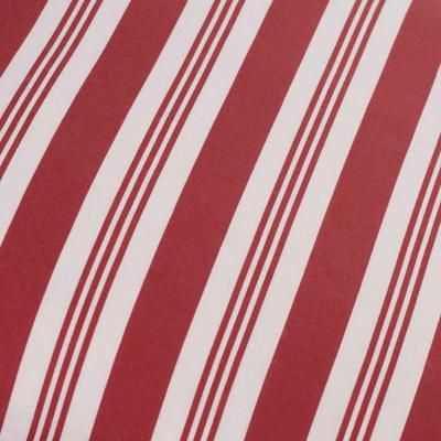Bijoux 20" Square Cottage Cotton Crimson/Snow White Throw Pillow - Boutique Rugs