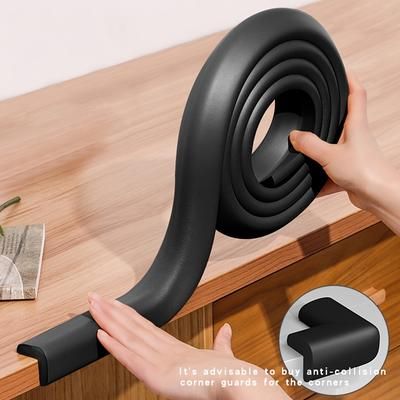 TEMU 1pc 2m Phthalate-free Foam , Non-toxic Adhesive Edge & Corner Protector For , Furniture & Bed Protection