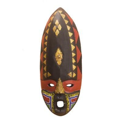 Scarecrow,'Handmade Togolese Wood Mask'