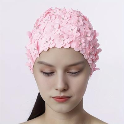 TEMU Swim Cap And Rhinestones - 's Swimming For Water