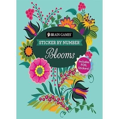 Brain Games Sticker By Number: Blooms