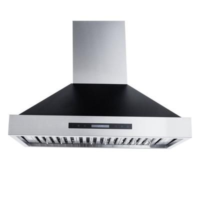 Proline King Air with Stainless Steel, White and Matte Black Finish - Dream Home Series - 550/1200 CFM, Wall-Mounted Range Hood / 30 inches wide / Stainless Steel