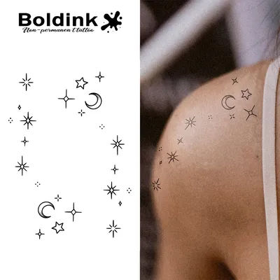 Celestial Spark Temporary Tattoo,Lasts To 15 Days New Technology Magic Waterproof Semi Permanent Sticker.