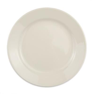 Homer Laughlin HL20500 9" Round Plate - China, Ivory, White