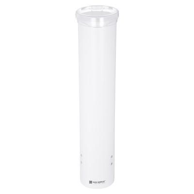 San Jamar C4160WH Cup Dispenser, Surface Mount, Cone & Paper Cups, White