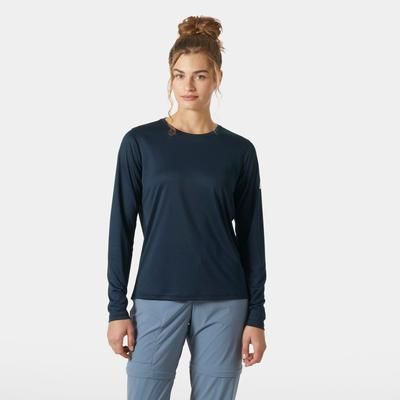 Helly Hansen Women's Tech Crew Long Sleeve 2.0 Navy S
