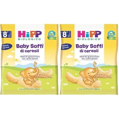 HiPP Baby Soffi di Cereali Set da 2 2x30 g Snack