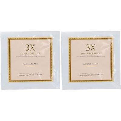 LABO 3X Super Formula Anti-Wrinkle Maschera Set da 2 2x25 ml viso